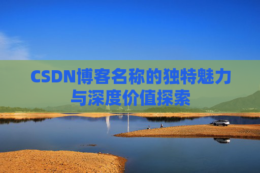 CSDN博客名称的独特魅力与深度价值探索
